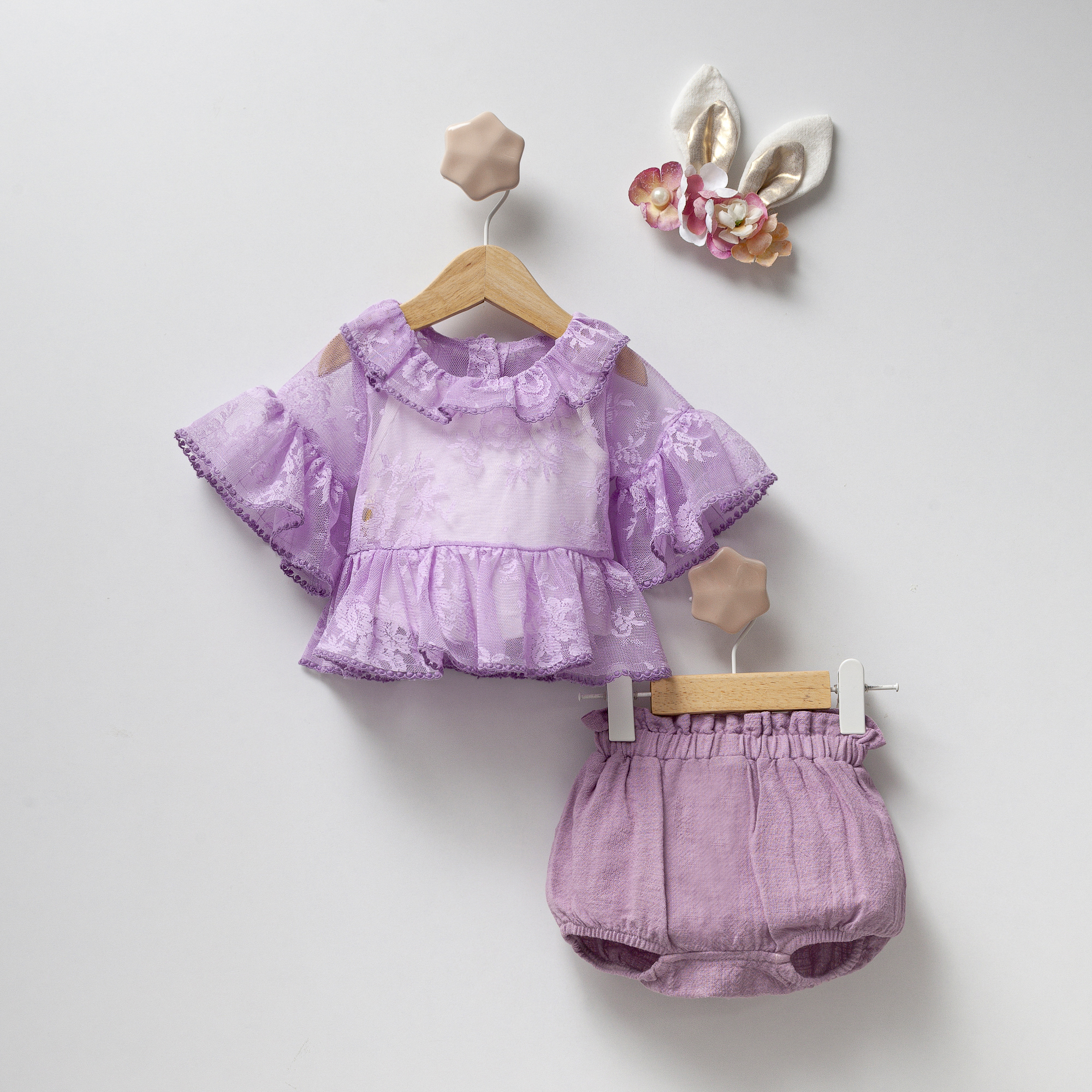 PINK QUEEN 3'LÜ KIZ TAKIM 9-12-18-24 AY