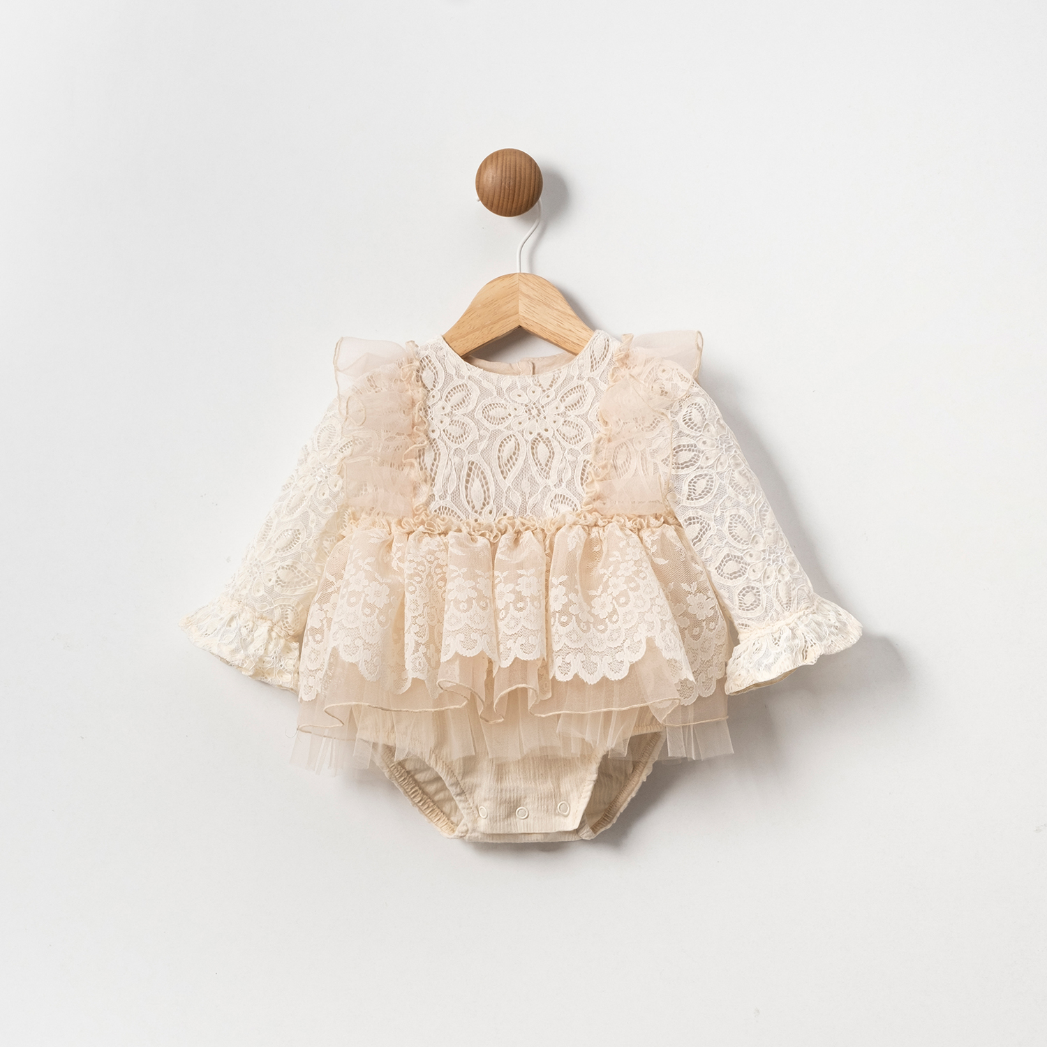 DANTEL PERİSİ KIZ BEBEK TULUM