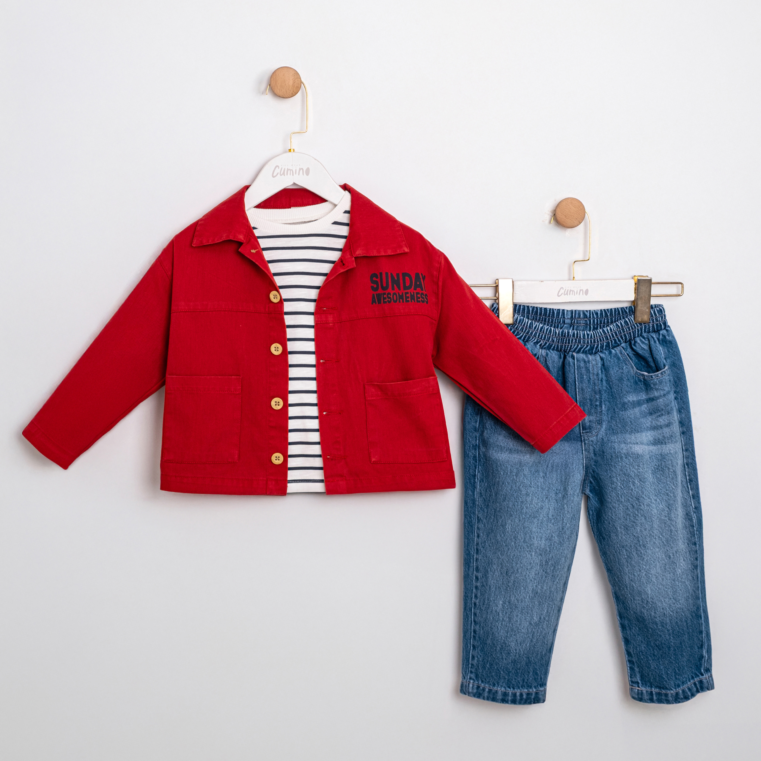 MİNİ COOL ERKEK ÇOCUK ÜÇLÜ TAKIM