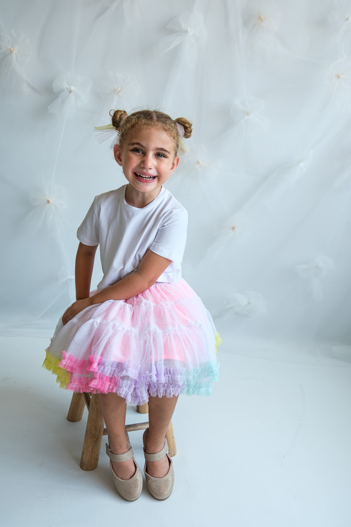 RENKLİ DÜŞLER KIZ ÇOCUK TÜTÜLÜ ETEK