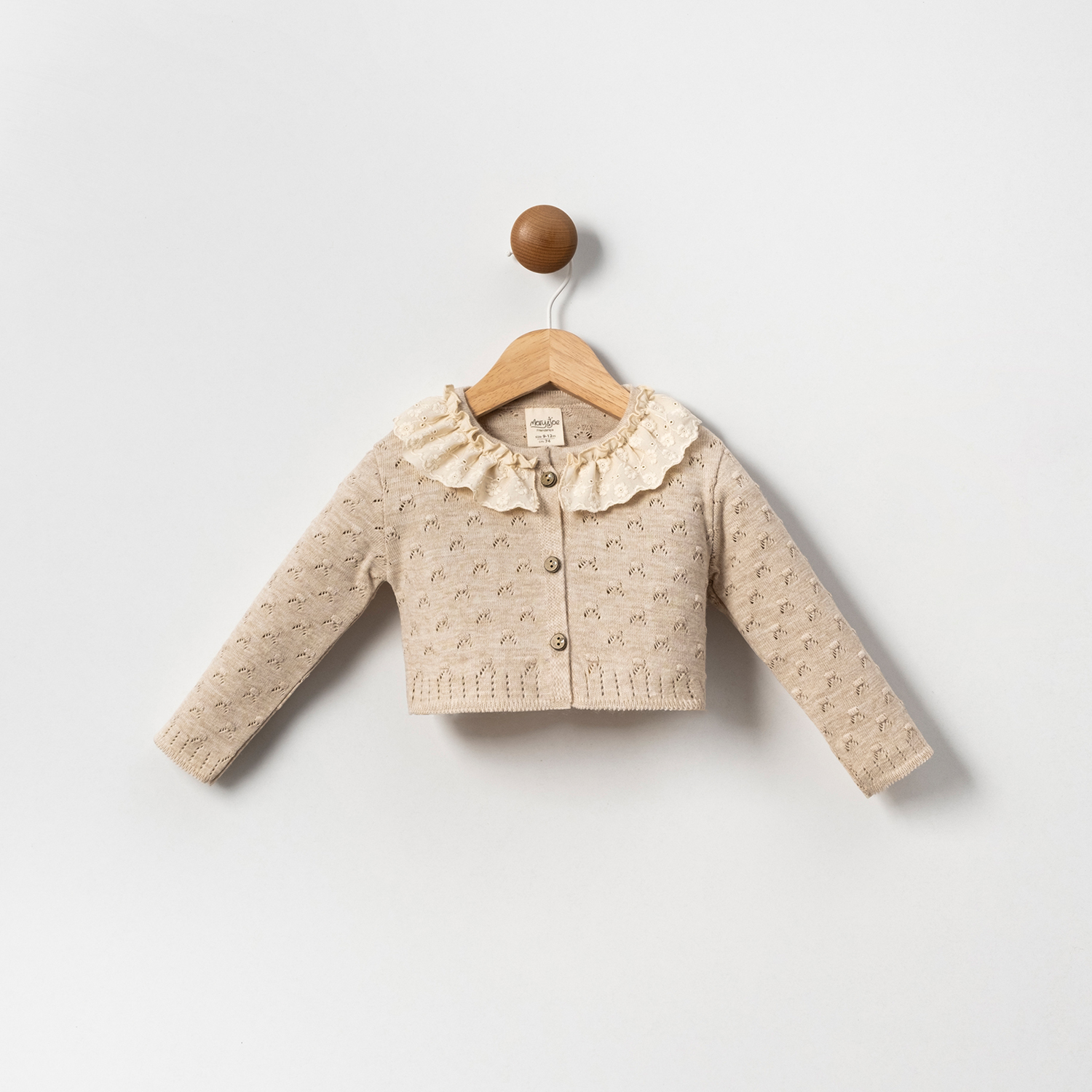 KIZ BEBEK TRİKO BOLERO  6-9-12-18 AY