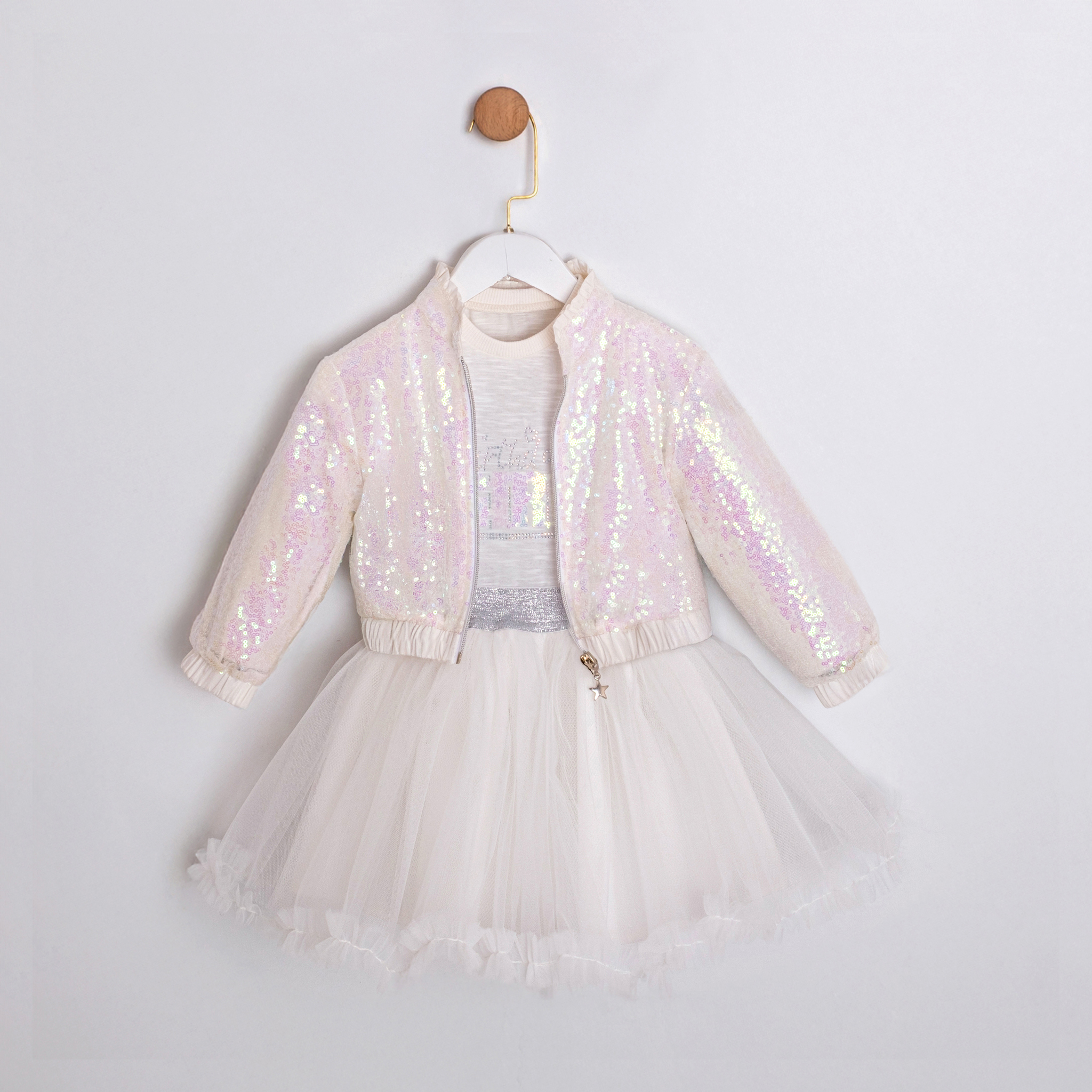 YENİ TREND PRENSES KIZ  ÜÇLÜ TAKIM