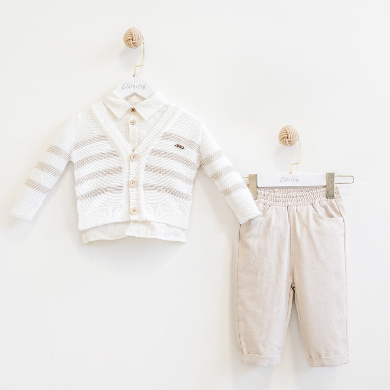 ANGELO 3'LÜ ERKEK TAKIM 9-12-18-24 AY