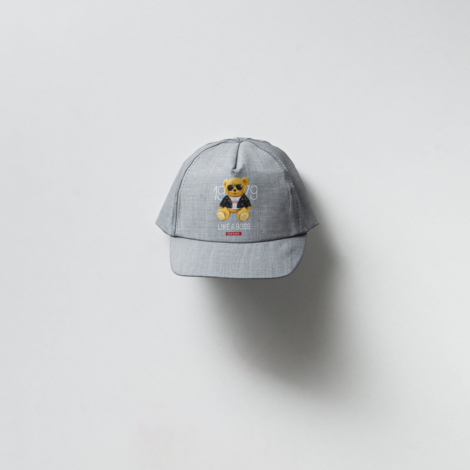 BASKILI ERKEK ÇOCUK ŞAPKA