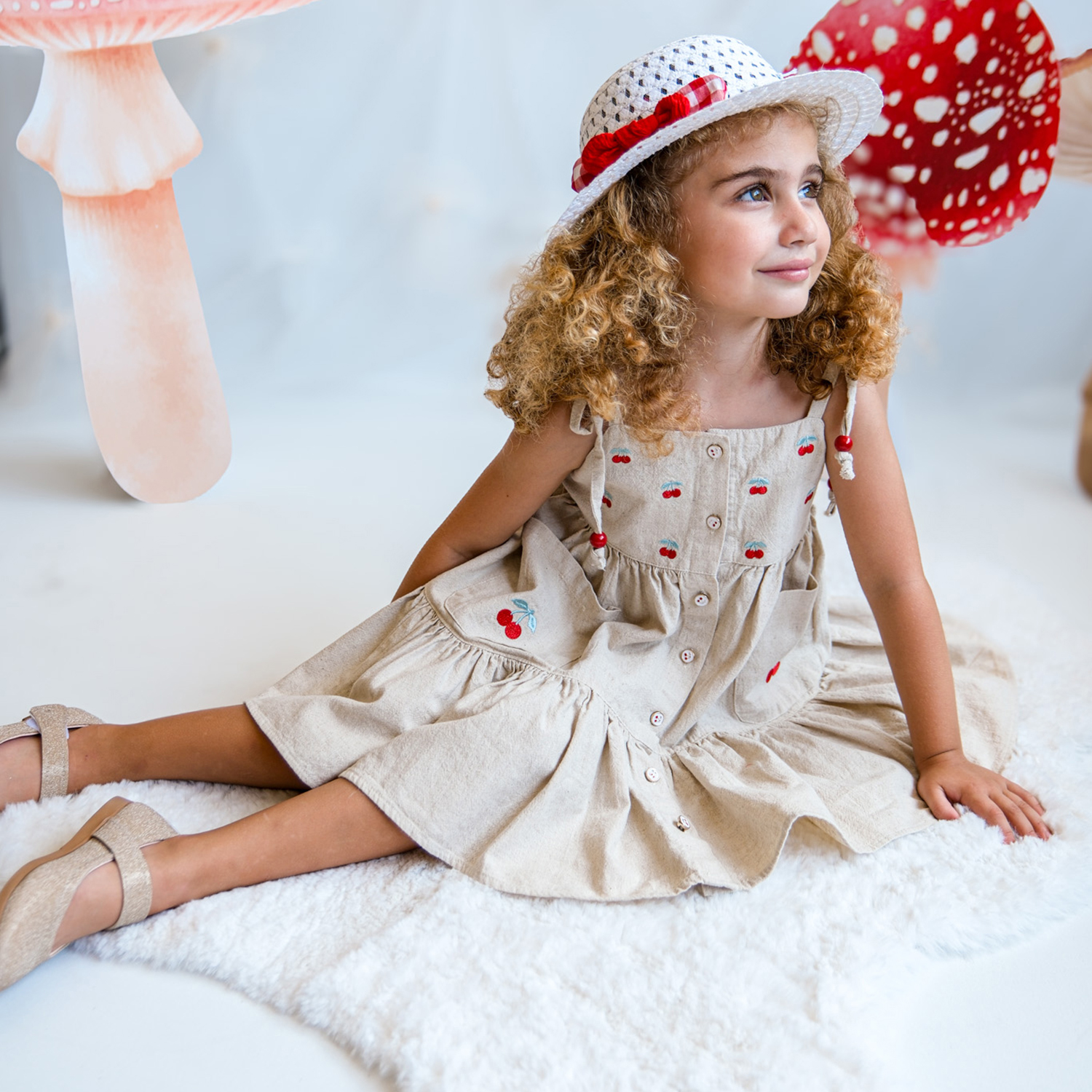 AMARENA KIZ ELBİSE 2-3-4-5 YAŞ