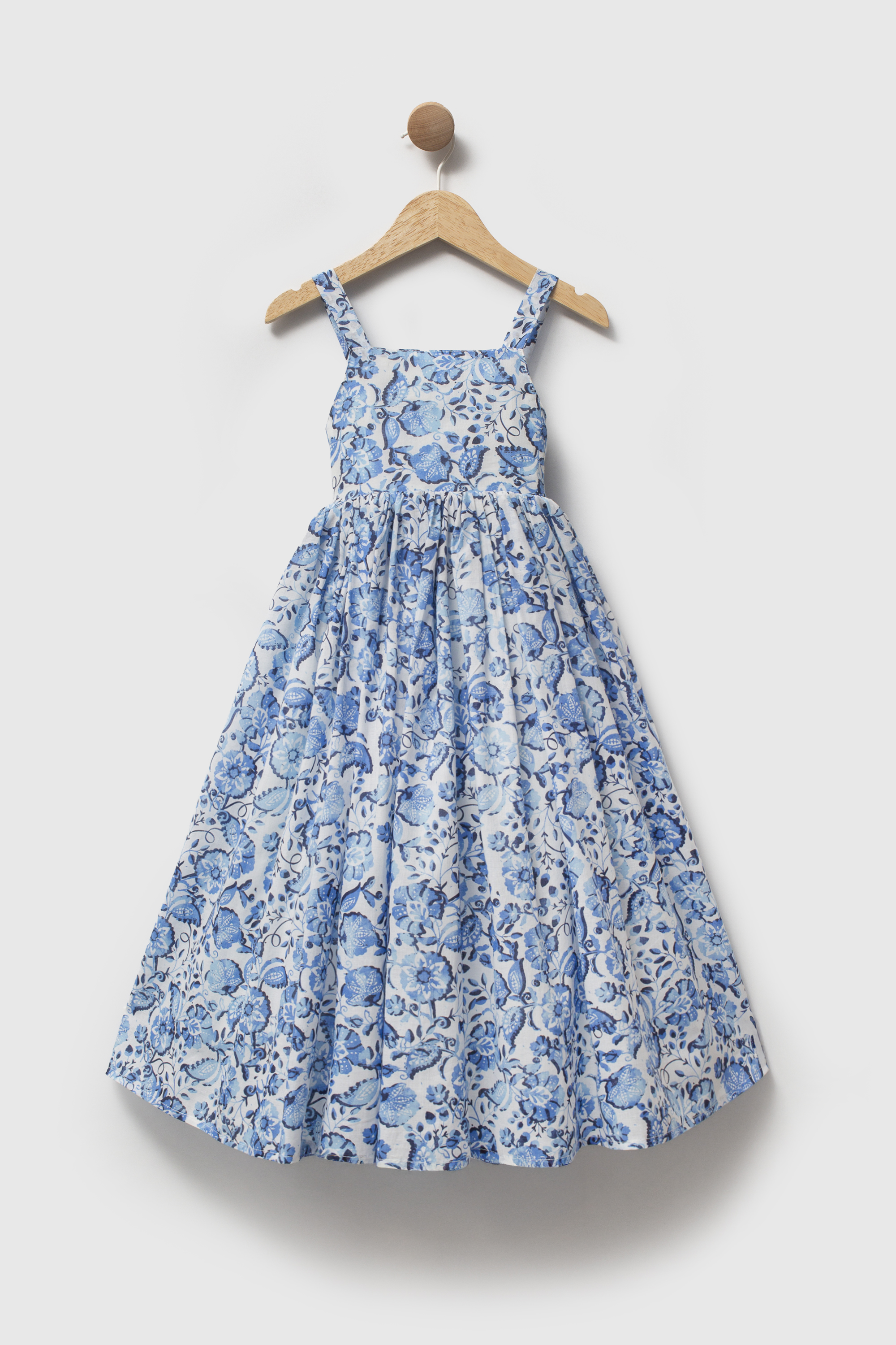 ÇİÇEKLİ KIZ ÇOCUK ELBİSE