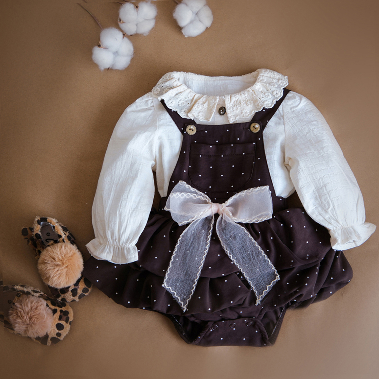 CHOCOLETTE 2'Lİ KIZ TAKIM 6-9-12-18 AY