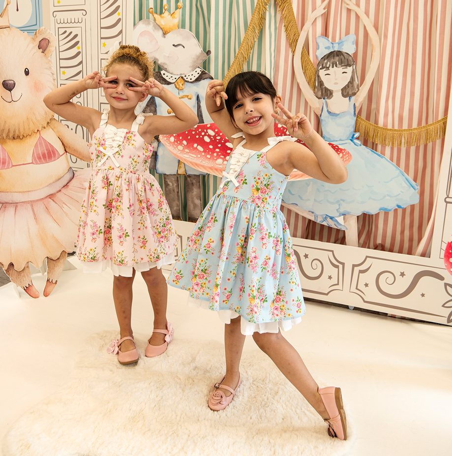 GAIA KIZ ELBİSE 2-3-4-5 YAŞ