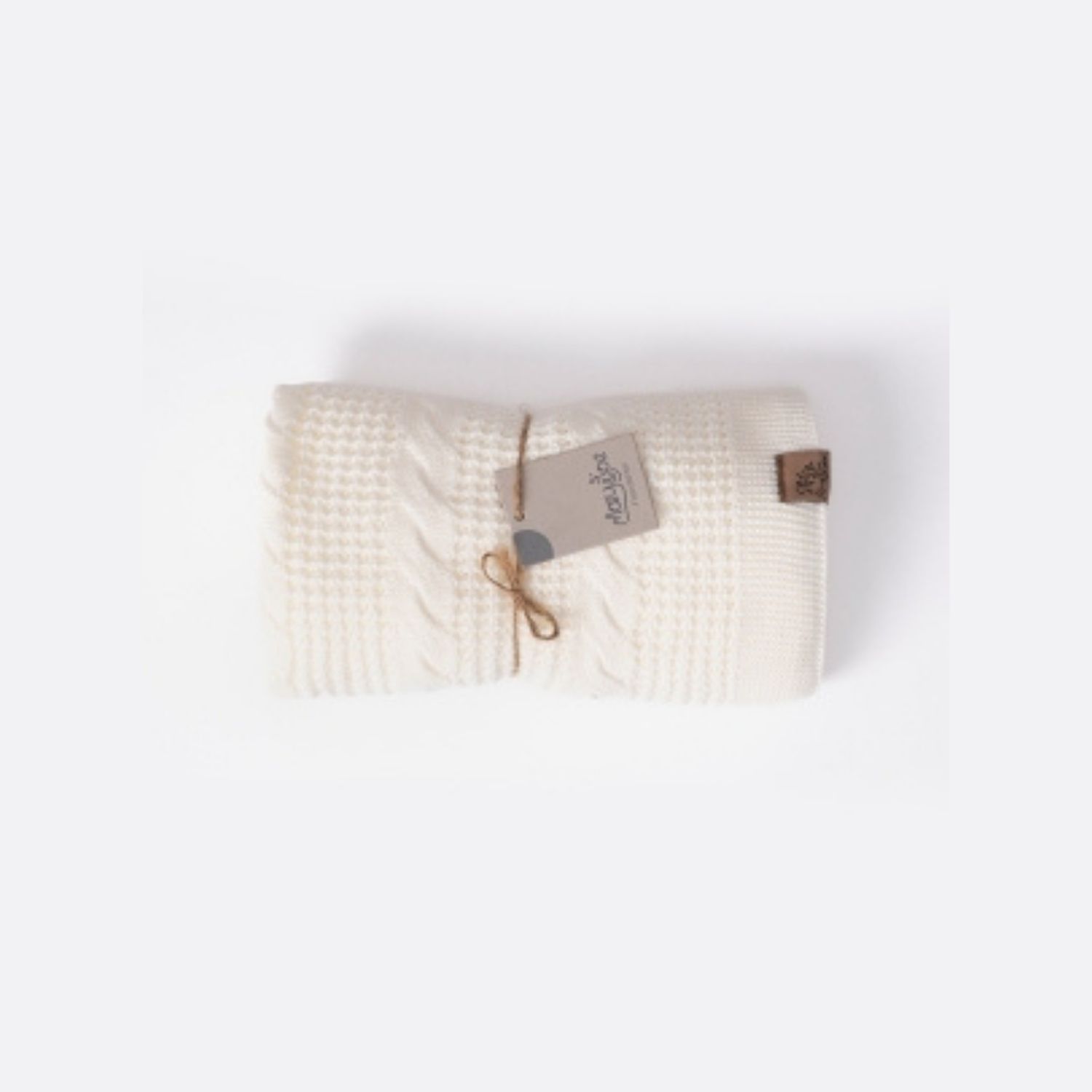 Mary&Joe Triko Ekru Bebek Çocuk Battaniyesi