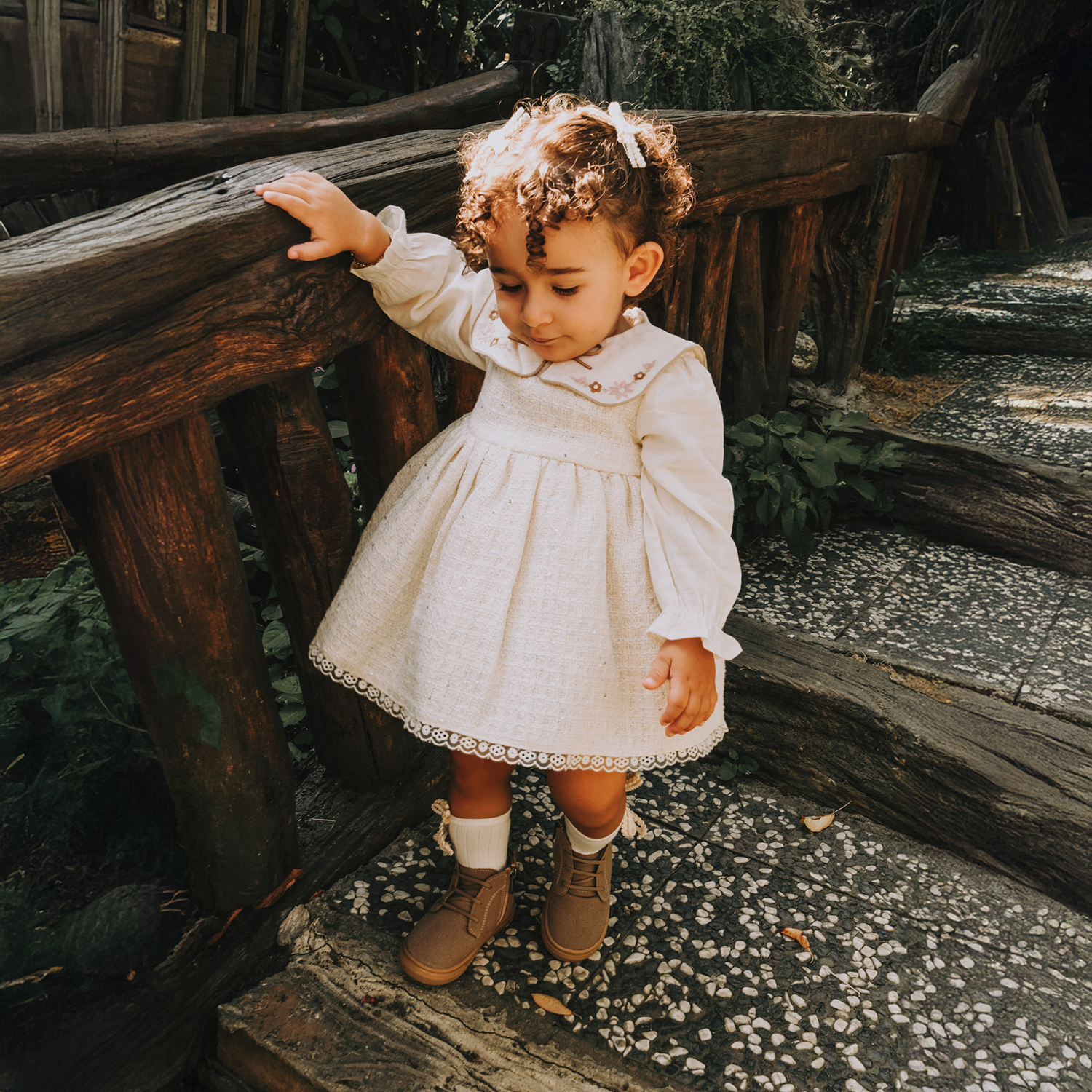 MIMILU KIZ ELBİSE 9-12-18-24 AY