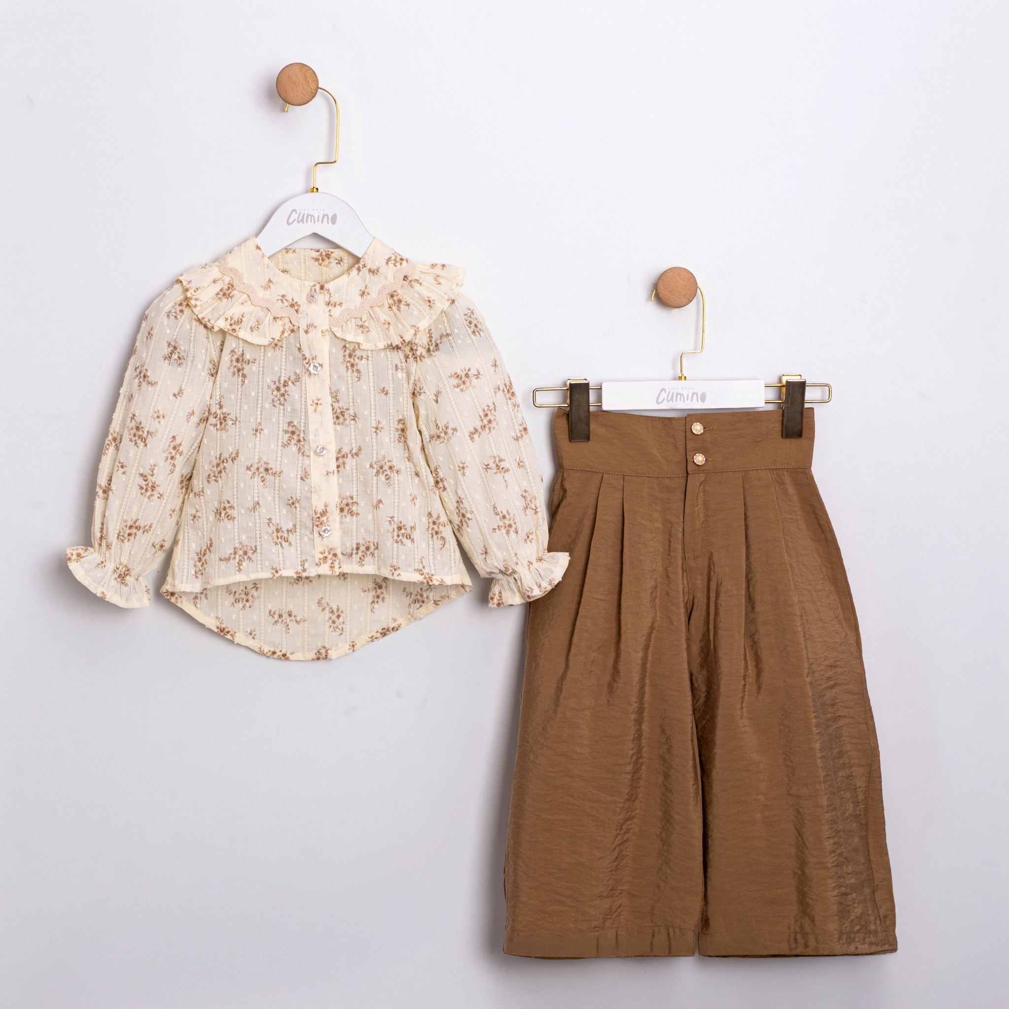 YENİ TREND KIZ ÇOCUK İKİLİ TAKIM