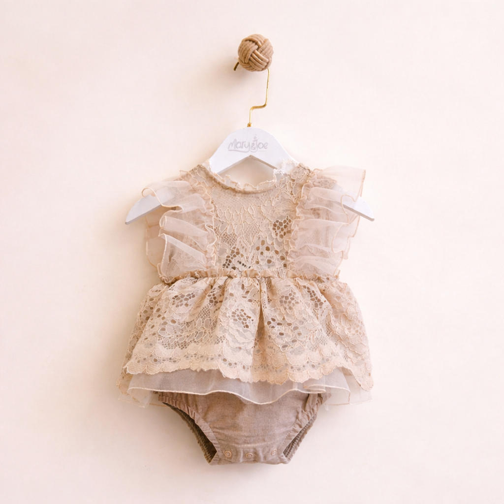 MİNİ PRENSES KIZ BEBEK DOĞUM GÜNÜ ROMPER