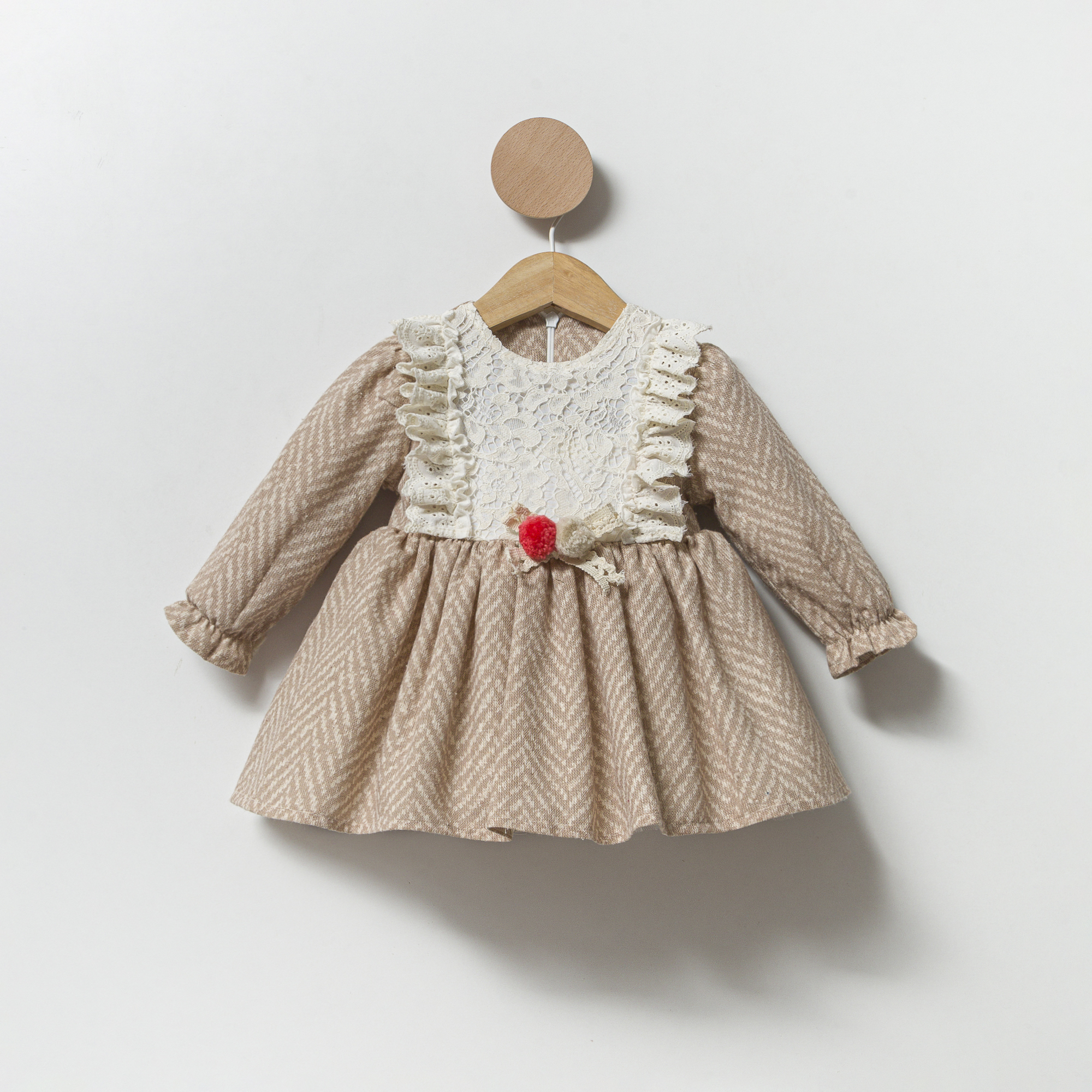 DANTEL DEYATLI KIZ ÇOCUK ELBİSE