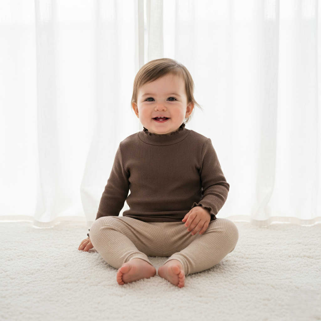 MİNİ KARAMEL BODY  KIZ 3-6/6-9/9-12/12-18 AY