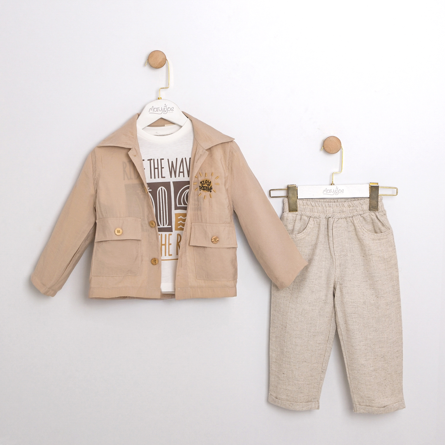 KÜÇÜK STİL ERKEK ÇOCUK ÜÇLÜ TAKIM