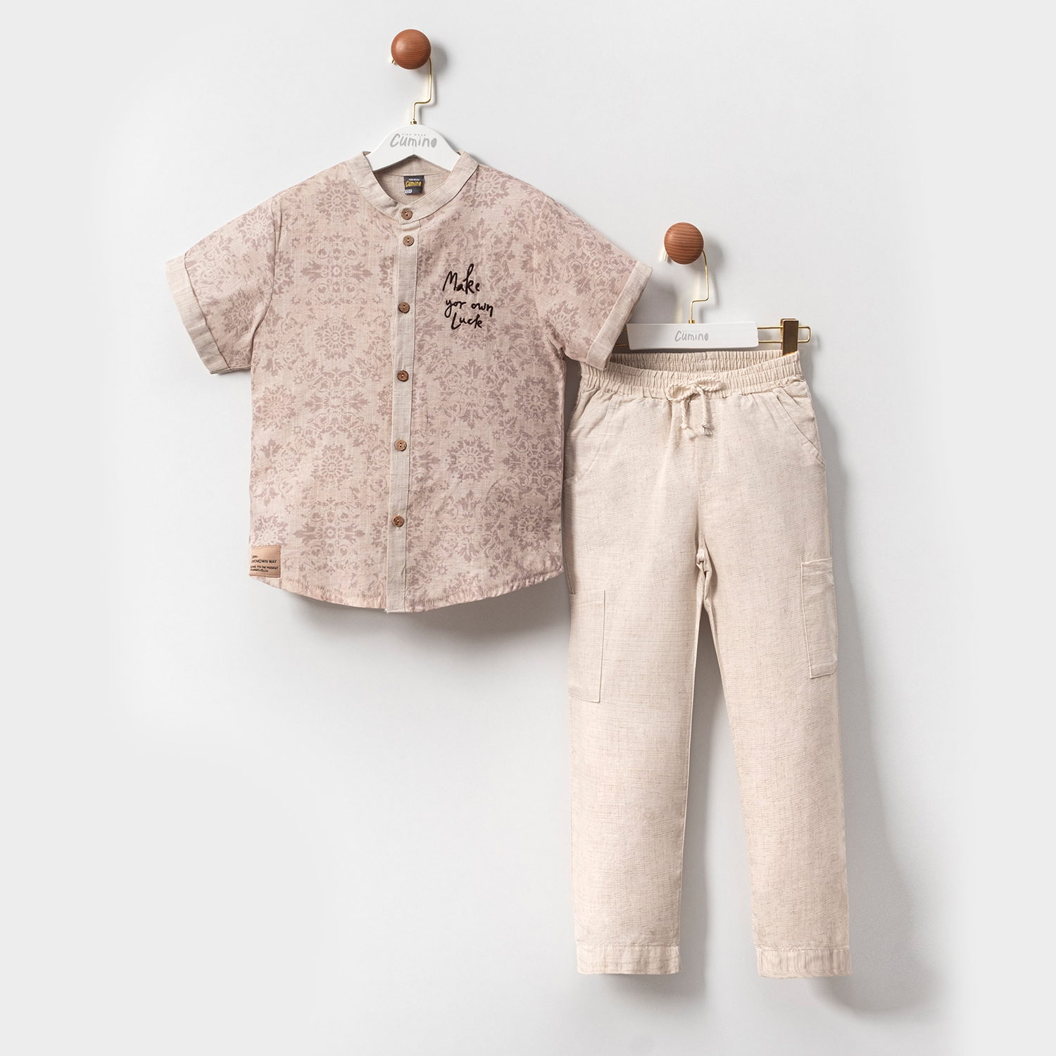 BASKILI ERKEK İKİLİ TAKIM