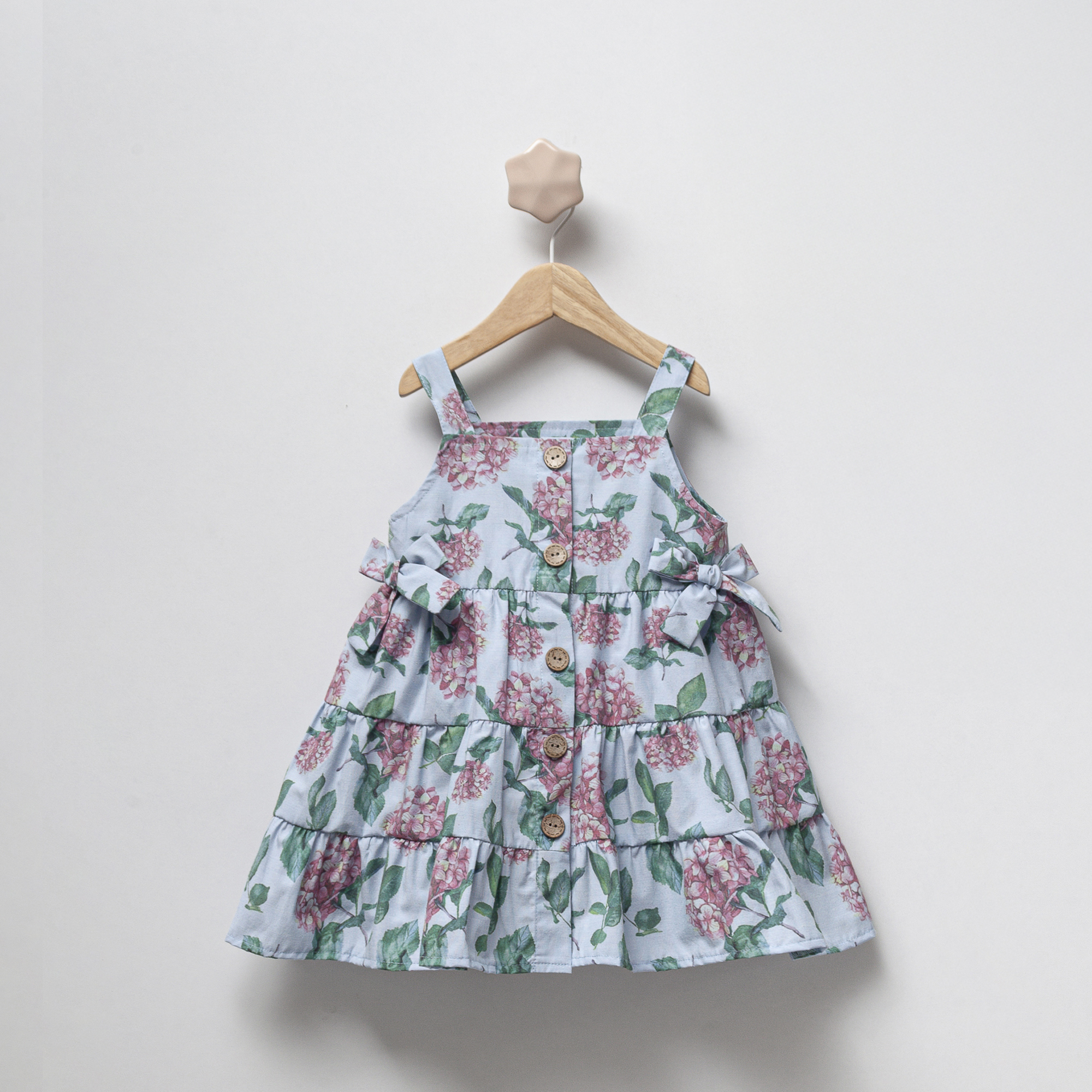 LAVANTA BAHÇESİ KIZ ÇOCUK ELBİSESİ