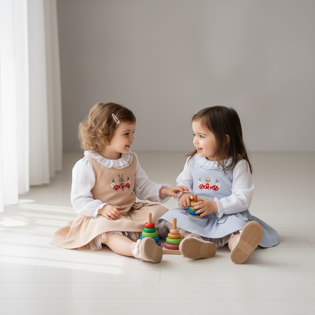 SCARLET 2'Lİ KIZ TAKIM 9-12-18-24 AY