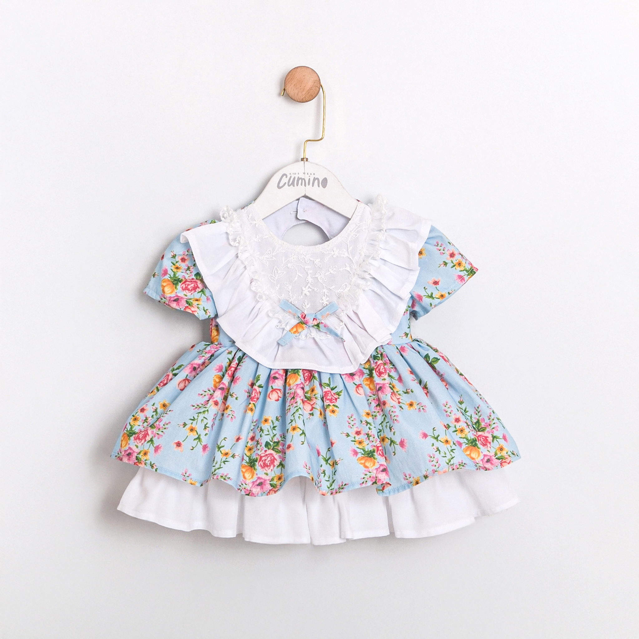 AMBRA KIZ ELBİSE 9-12-18-24 AY