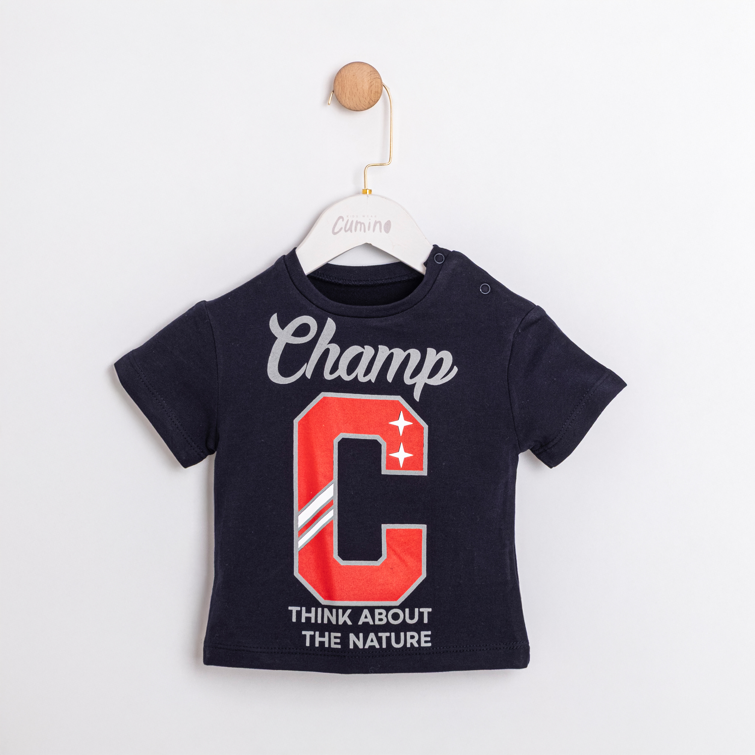 ERKEK ÇOCUK LACİVERT BASKILI BODY