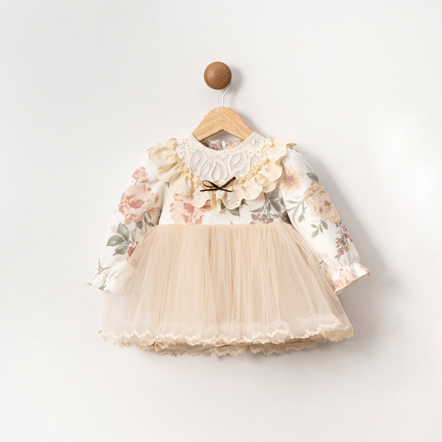 BIANA KIZ ÇOCUK ELBİSESİ 9-12-18-24 AY