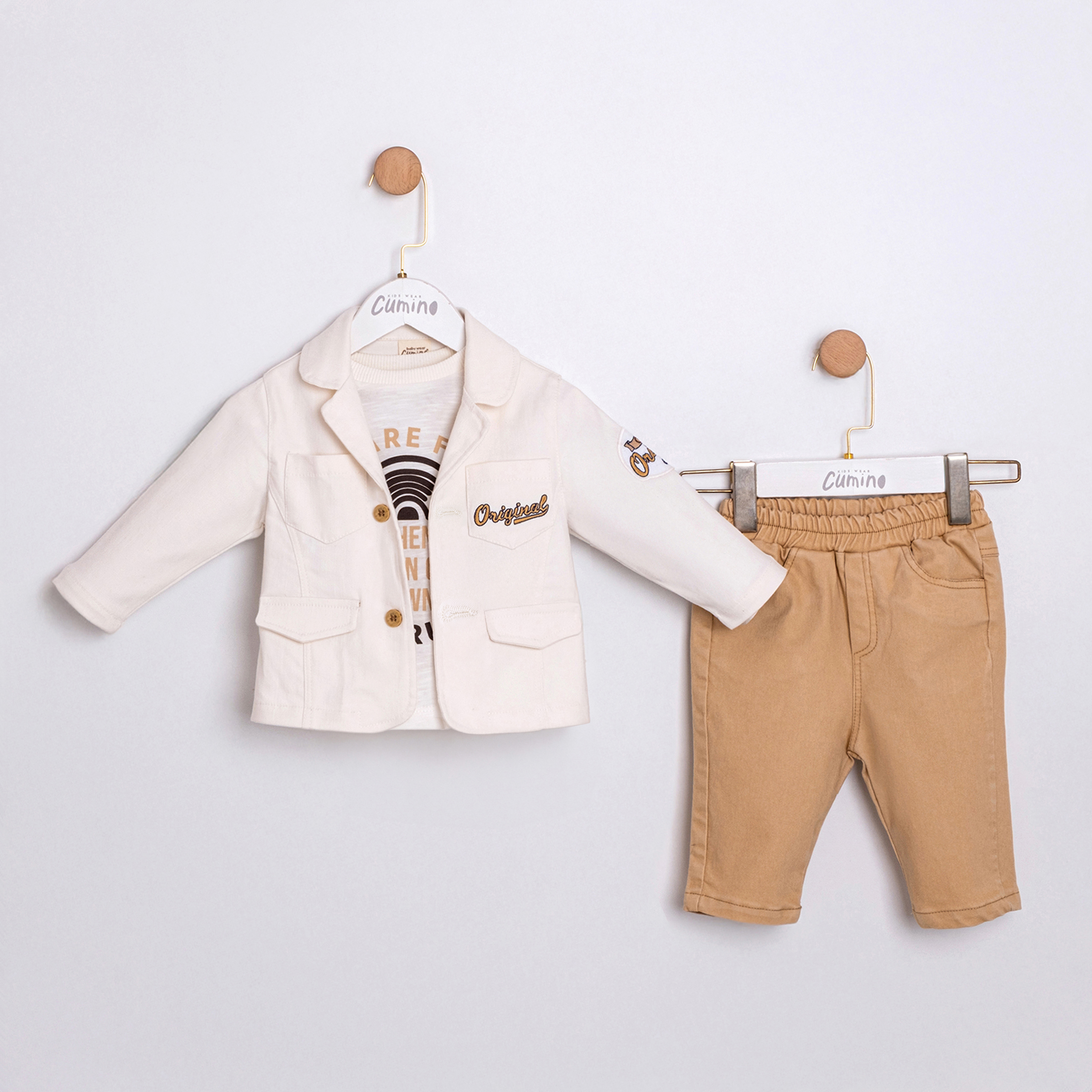 YENİ SEZON ERKEK BEBEK ÜÇLÜ TAKIM