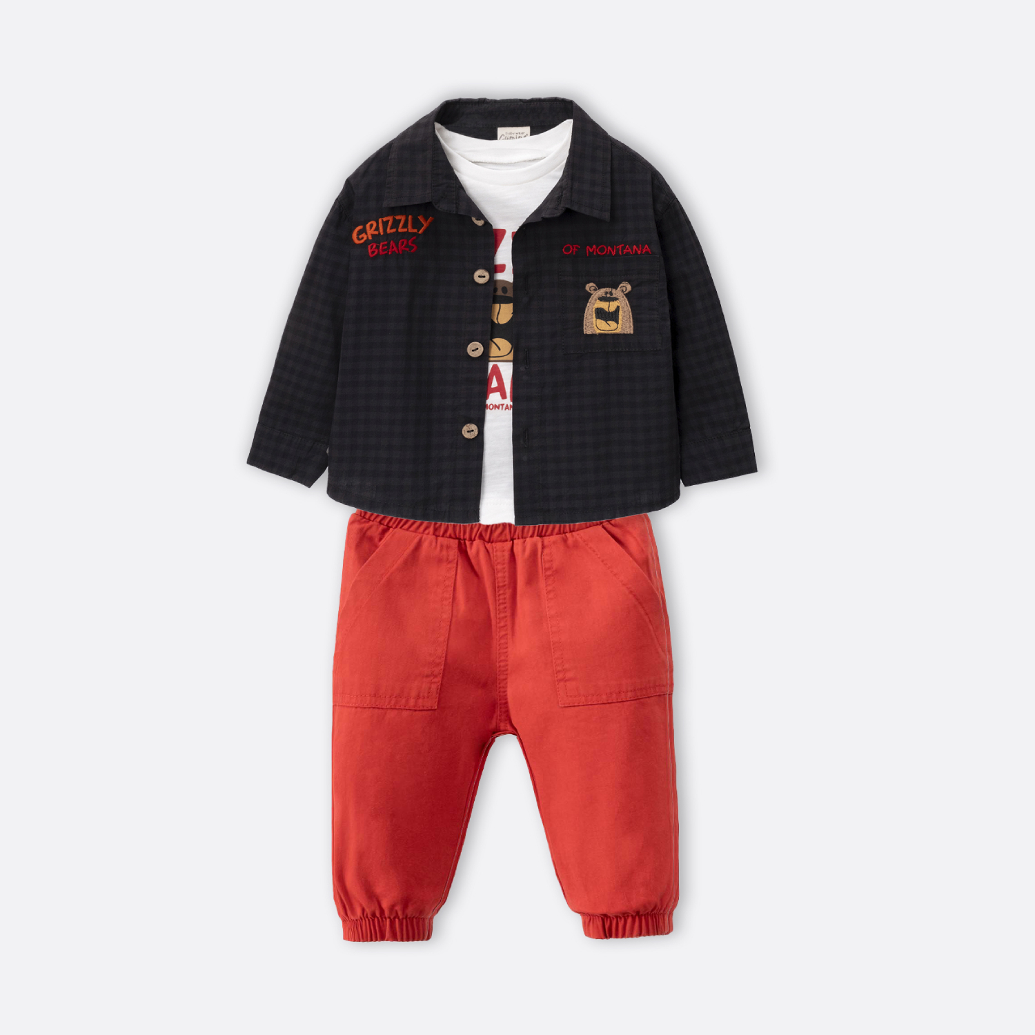 COOL BOY 3'LÜ ERKEK TAKIM 9-12-18-24 AY