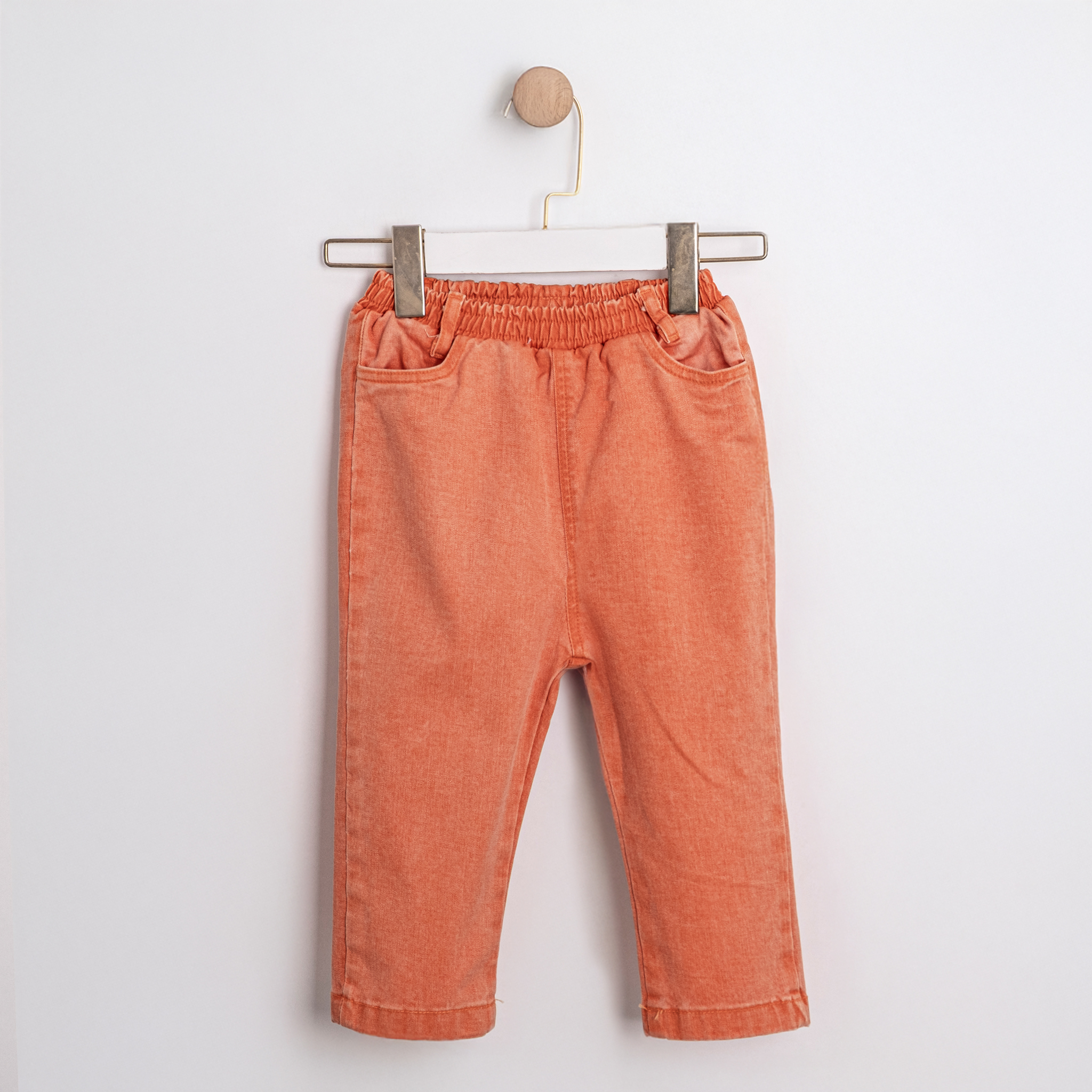 ERKEK BEBEK PANTOLON TURUNCU RENK