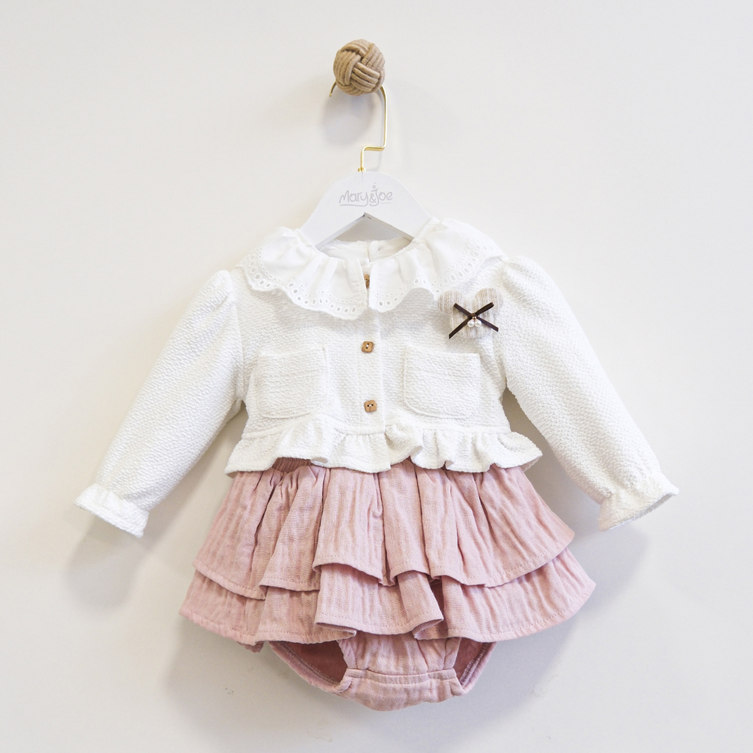 FELICIA  KIZ BOLERO İKİLİ TAKIM -6-9-12 AY