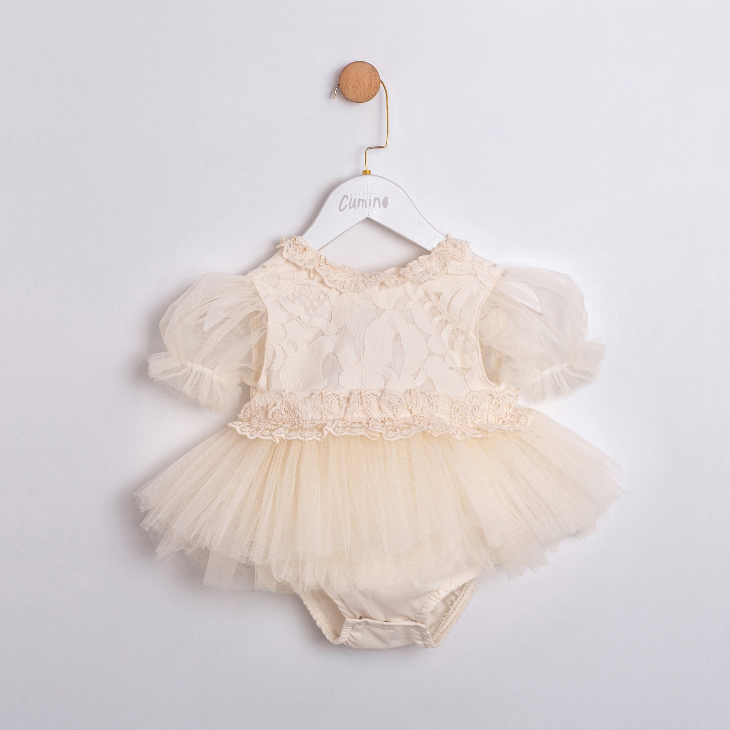 DOĞUM GÜNÜ İÇİN  KIZ BEBEK ROMPER TULUM